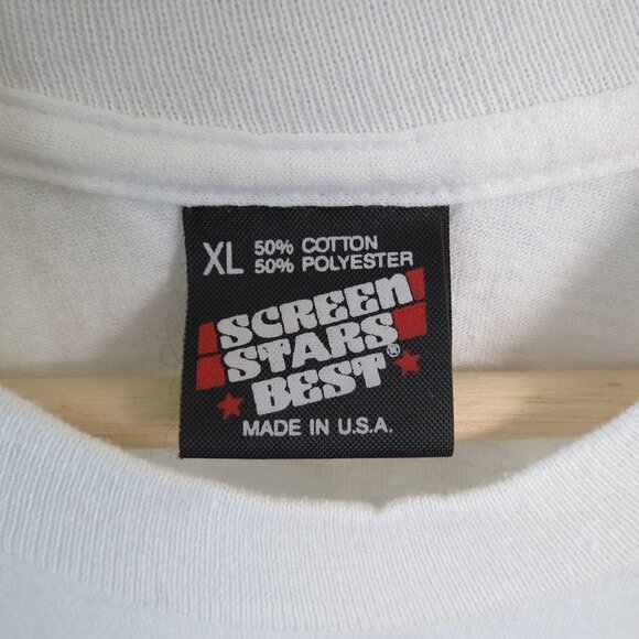 VINTAGE 90s Screen Stars Persian Gulf 1991 Operation Desert Storm Tee XL - Picture 5 of 7